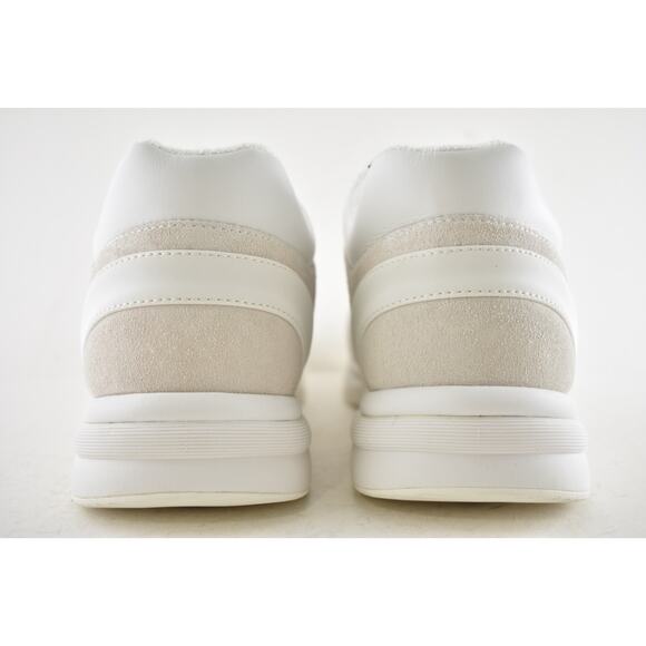 Chanel 20P Mens Triple White Mesh CC Logo Low Top Runner Trainer Sneaker 44 11 - Picture 12 of 13